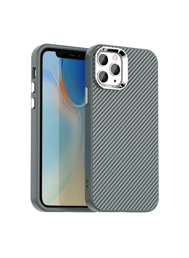 زبون جراب هاتف IMD من ألياف الكربون لهاتف iPhone 11 Pro Max - Image 1