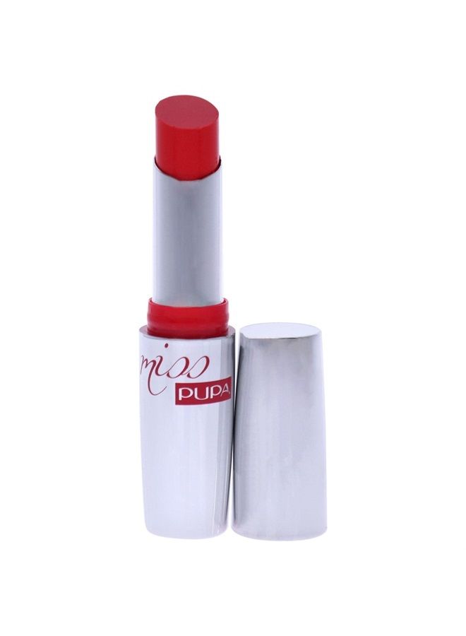 PUPA Milano Miss Milano Lipstick - Creamy, Ultra Pigmented Color For Lips - Nourishing Formula - Crystal-Effect Lipstick - Ultimate Boost Of Volume And Hydration - 405 Flamingo - 0.071 OZ - Image 2