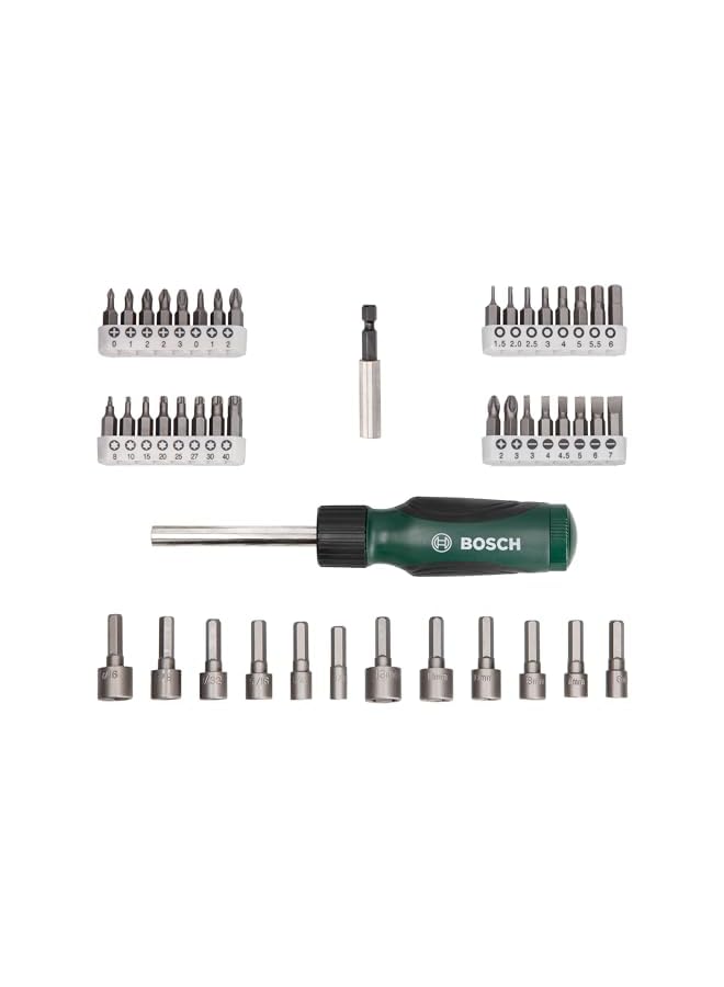 BOSCH Promo Screwdriver Bit Set 46 Pieces Magnetic Universal Holder For Fast Bit Changes And A Reliable Screw Hold In The Bit - Image 2