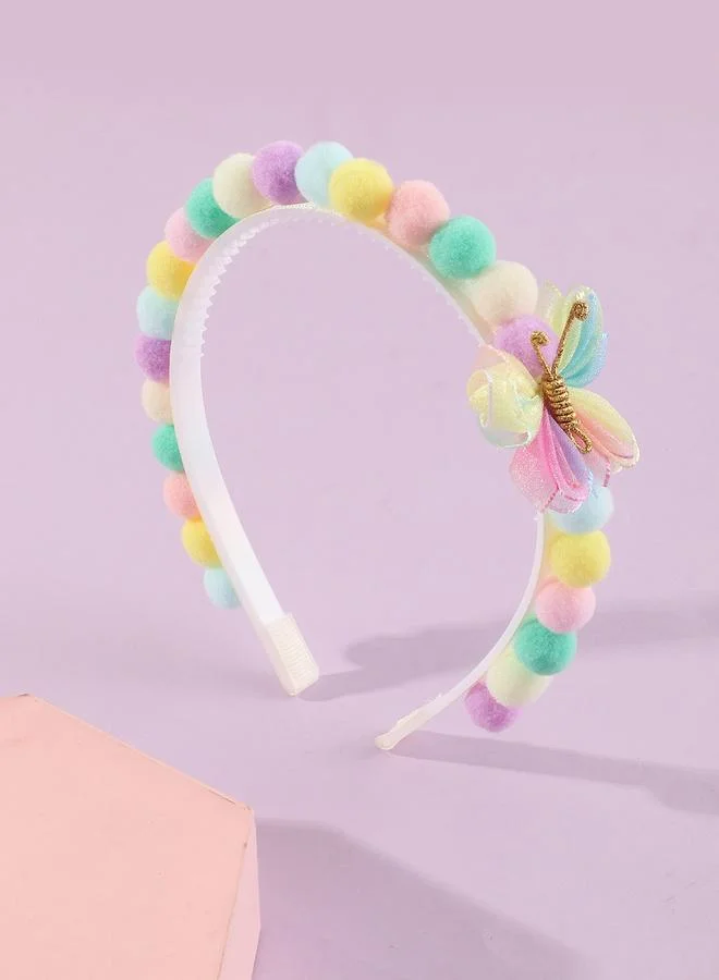 Take Two Pompom Trim Headband