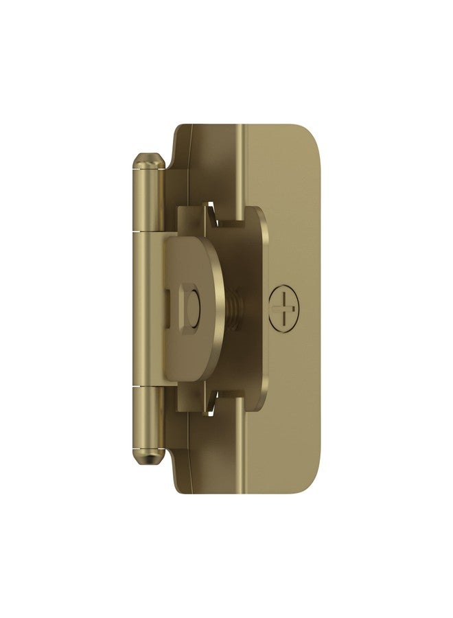 Amerock BPR8704BBZ | Cabinet Hinge | 1/2 in (13 mm) Overlay Double Demountable | Golden Champagne | Kitchen Cabinet Door Hinge | 1 Pair/2 Pack | Functional Hardware - Image 1