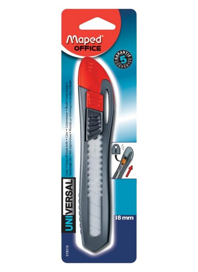 Maped Maped Universal Plastic Cutter 18mm | Cutter | Plastic Cutter | Paper Cutter | Cutter Blade | Cutter For Craft | Multipurpose Cutter | Durable Cutter |  - Image 3