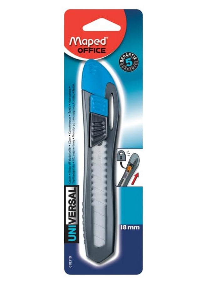 Maped Maped Universal Plastic Cutter 18mm | Cutter | Plastic Cutter | Paper Cutter | Cutter Blade | Cutter For Craft | Multipurpose Cutter | Durable Cutter |  - Image 2