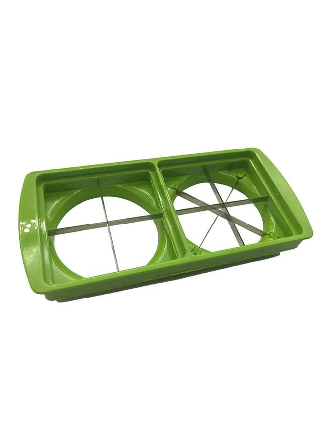 Nicer Dicer 11-piece fruit and vegetable cutting tool set, white/green - Image 4