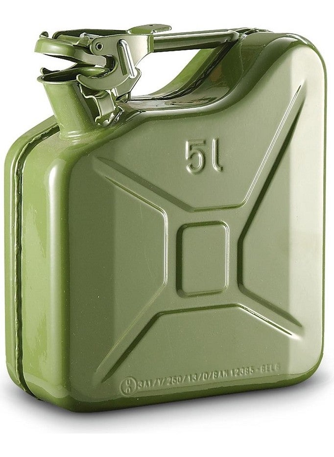 Biterse If it runs out, Military Green Metal Gasoline Can Fuel Can 1 Piece  - Image 2