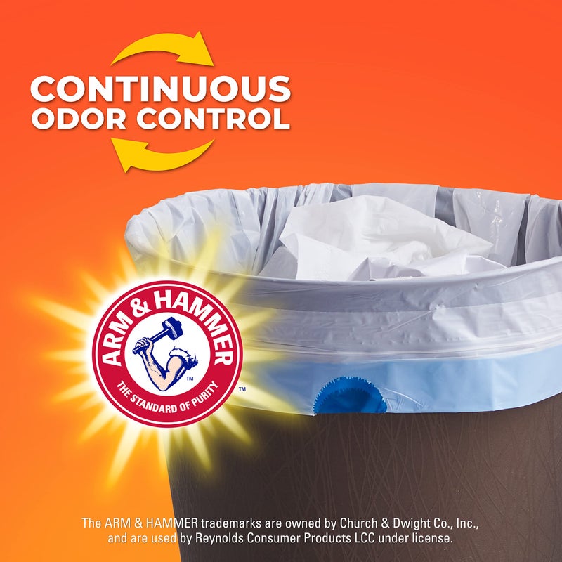 Hefty Small Trash Bags, Fabuloso Scent, 4 Gallon, 34 Count - Image 3