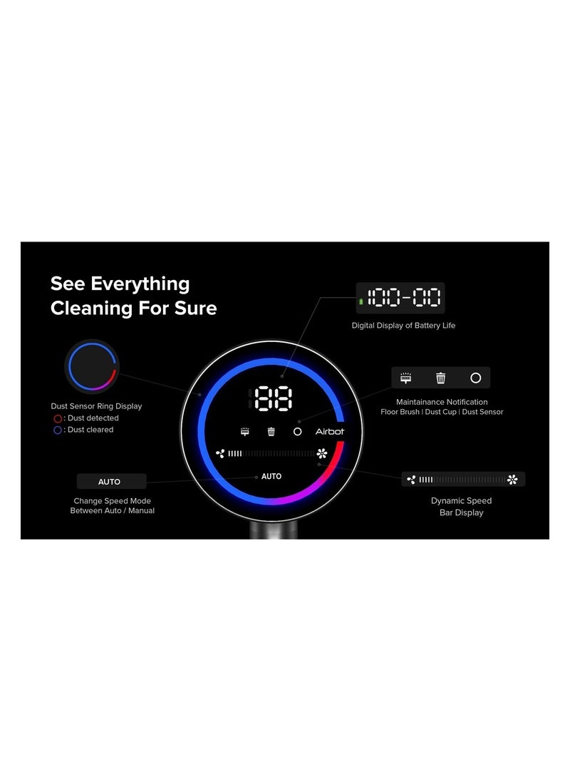 Airbot - Cordless Vacuum Cleaner & Mop Hypersonics MAX 33000Pa Auto Speed LED Display - Image 1