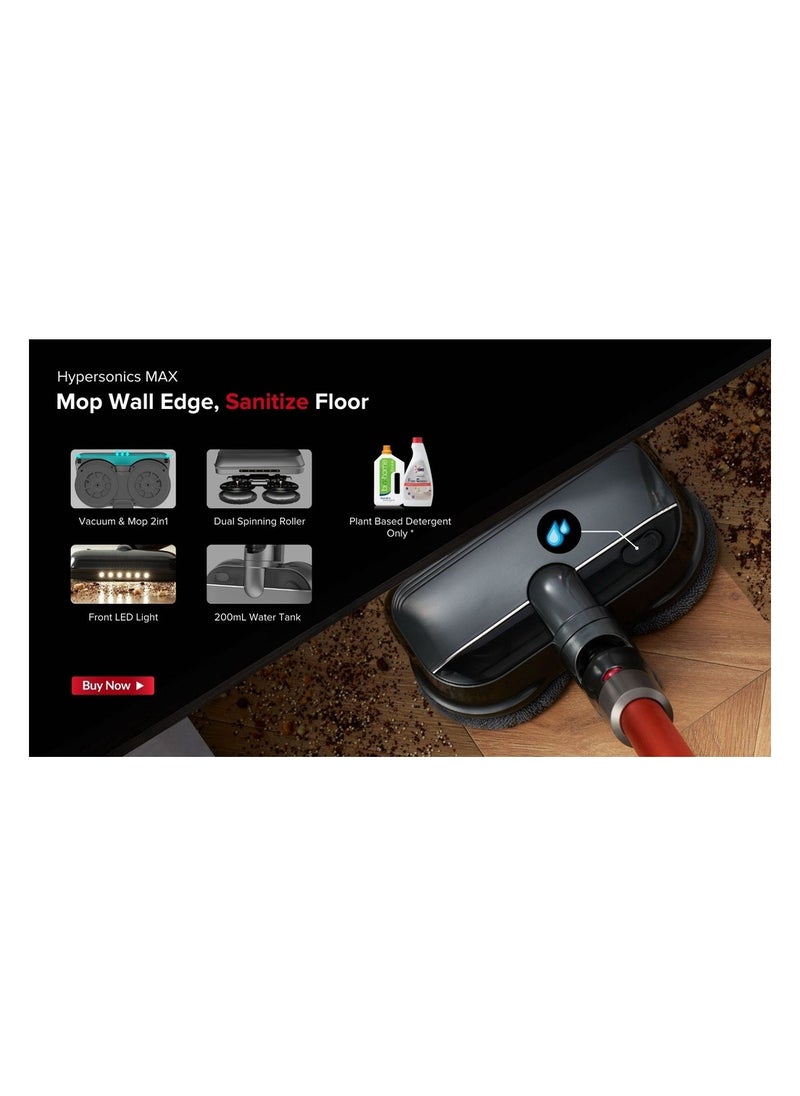 Airbot - Cordless Vacuum Cleaner & Mop Hypersonics MAX 33000Pa Auto Speed LED Display - Image 1