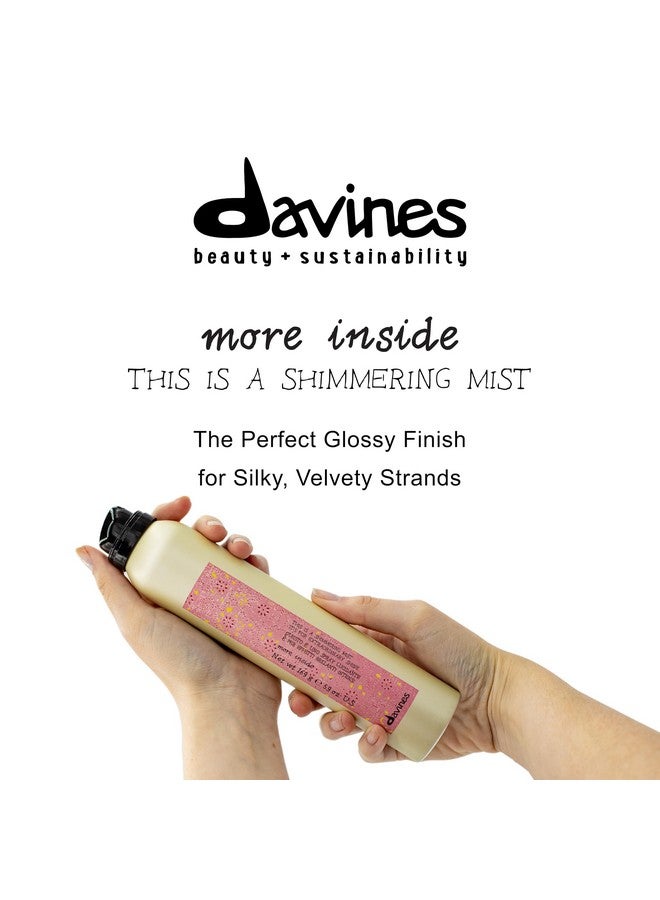 دافينز دافينيس، رذاذ لامع، رذاذ خفيف لإضافة لمعان ولمعان وحماية مرطبة مضادة للتجعد، 6.76 أونصة سائلة. - Image 4
