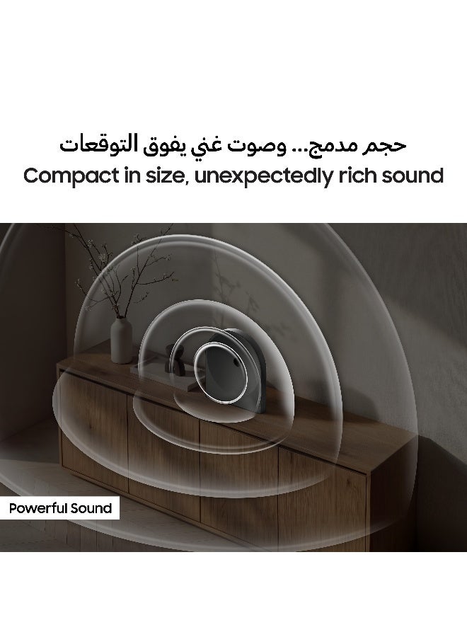 Samsung Music Studio 5, LS50H WiFi-Bluetooth Smart Wireless Speaker, Dolby Atmos, Wireless Music Streaming, Powerful Sound, Dot Design by Bouroullec, Built-in Voice Assistant, HW-LS50H/ZN (2026 - UAE Version) HW-LS50H/ZN black - Image 5