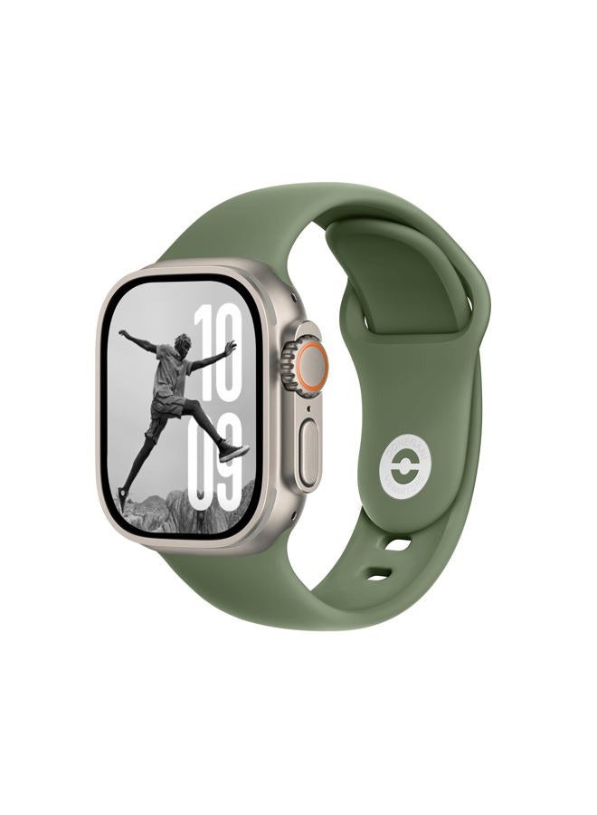 DONEGANI Sport Band, Olive Green, 49mm, 46mm, 45mm, 44mm, (42mm S3/2/1), Modern