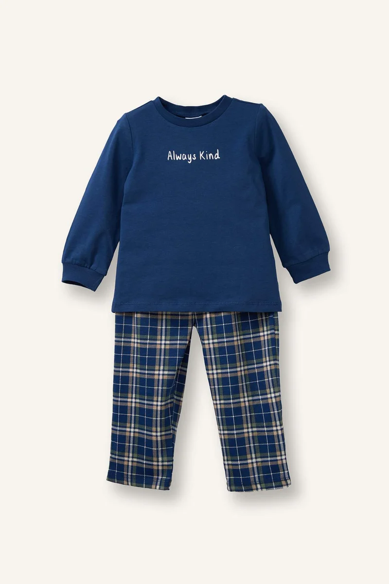 ديفاكتو Baby Boy Printed 2 Piece Pyjamas Set