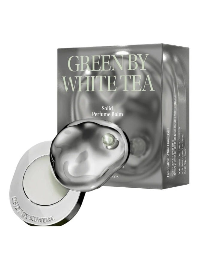 Objet by Kundal SOLID PERFUME BALM GREEN BY WHITE TEA 2.5gm - Image 2