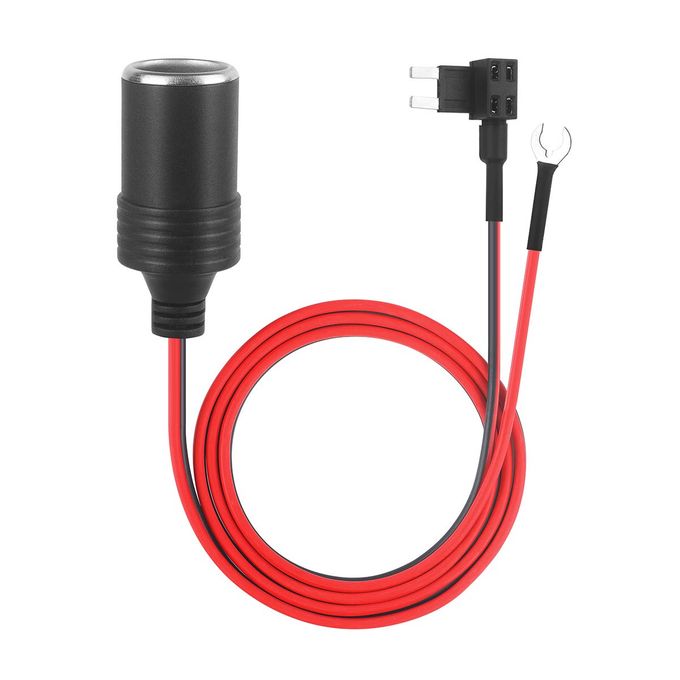 BONATECH 1m Car Cigarette Lighter Adapter with Fuses Kit