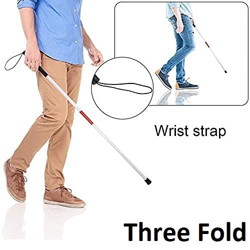 iwalk; Changing Lives iWalk Foldable Walking Stick for Blind - Three Sizes (Three Folds) - Image 2