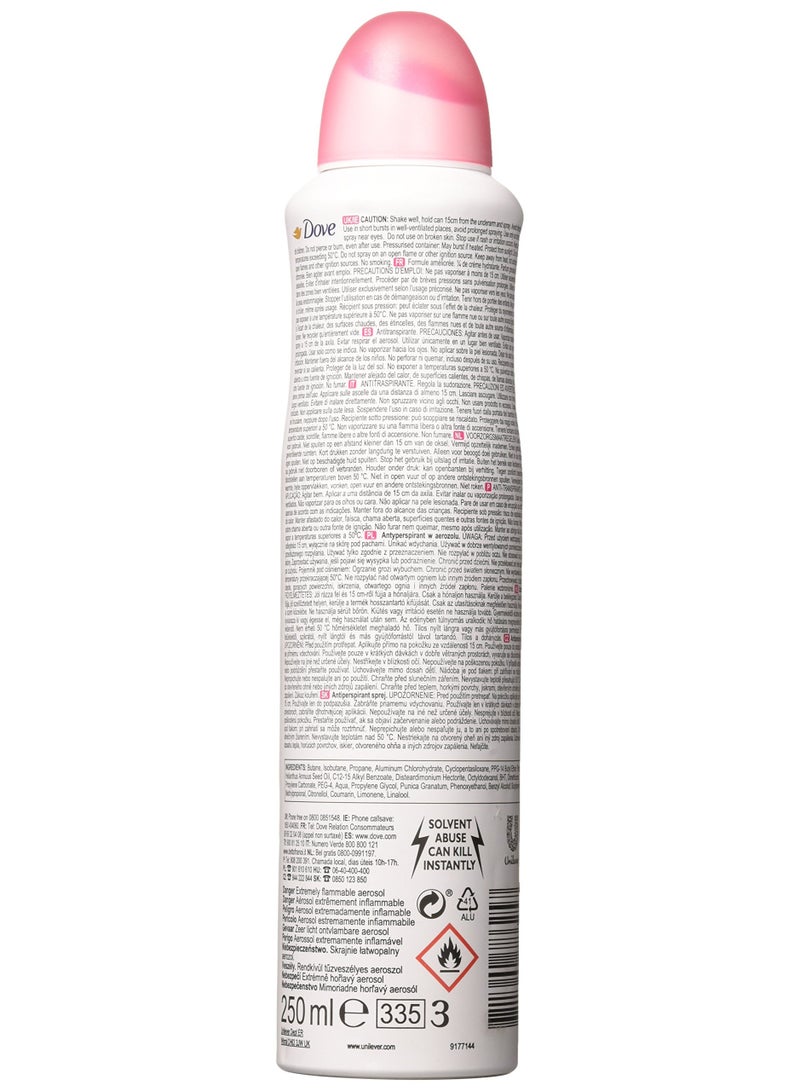 دوف بخاخ مزيل العرق جو فريش برائحة الرمان واللويزة الليمونية 250 مل (عبوة من 6 قطع) - Image 3