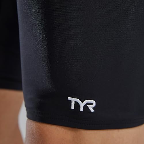 TYR TYReco Mens Jammer Swimsuit Chlorine Resistant Compression Swimwear for Racing Lap Swimming and Fitness Black - Image 3