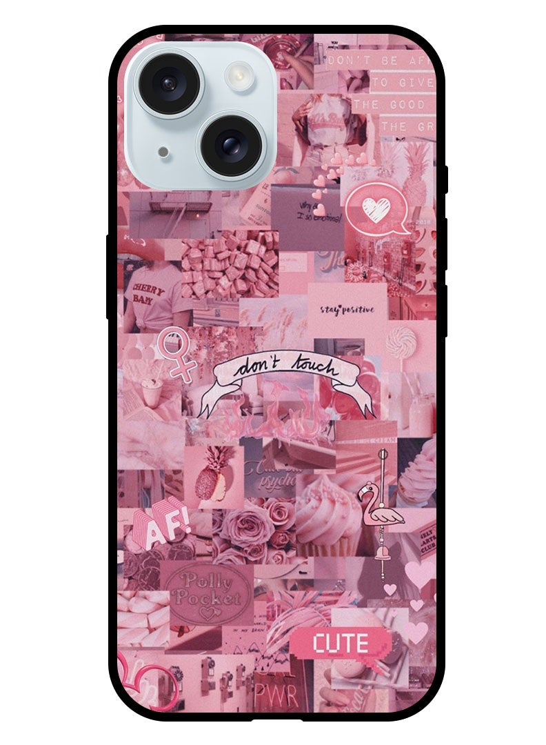 Theodor Protective Case Anti Scratch Shock Proof Bumper Cover For iPhone 15 Dont Touch - Image 1
