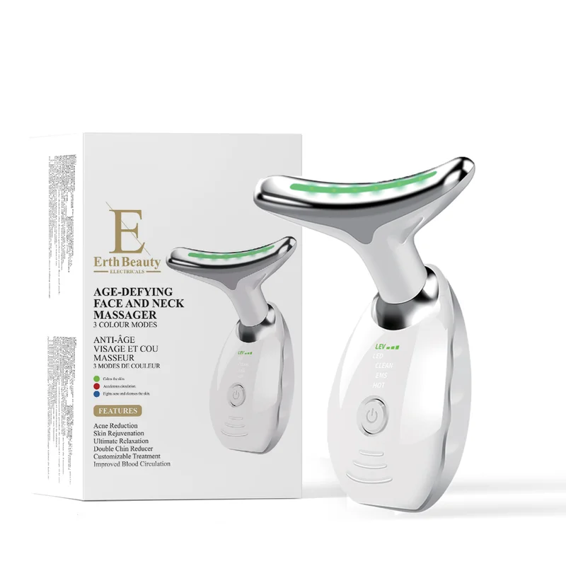 ErthSkin London AGE -DEFYING FACE AND NECK MASSAGER white