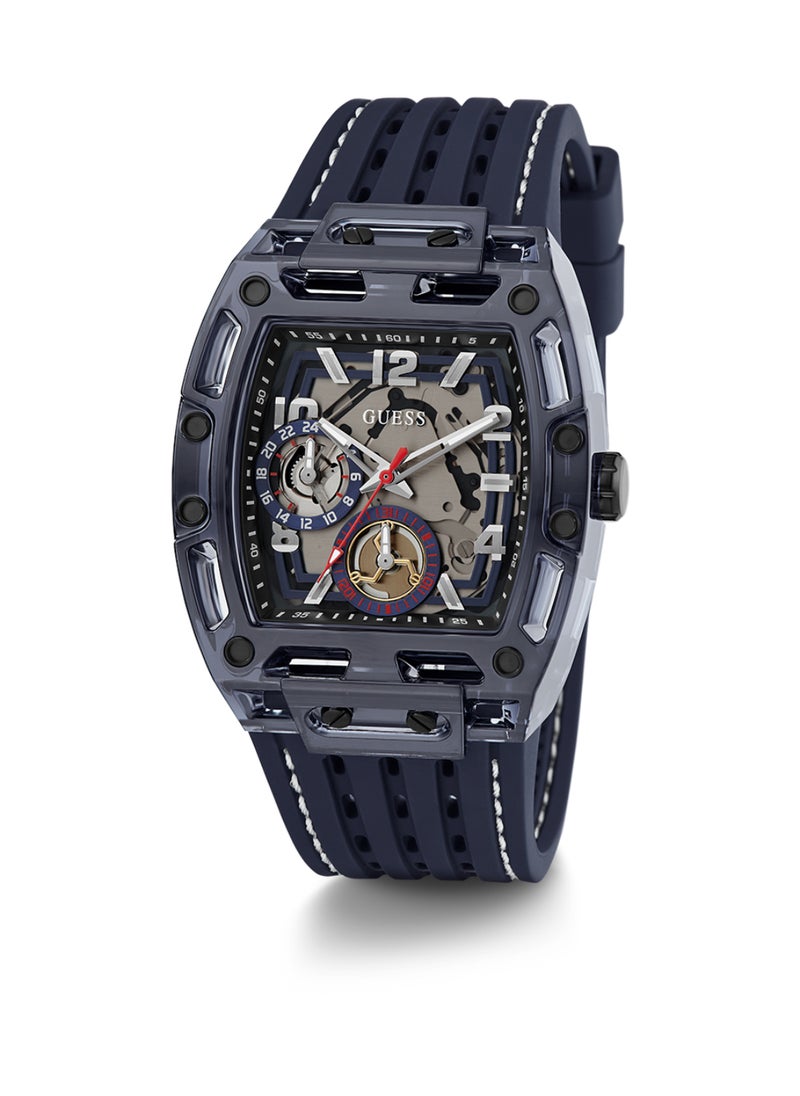 GUESS - GUESS Mens Blue Navy Multi-function Watch - GW0499G1 - Image 1