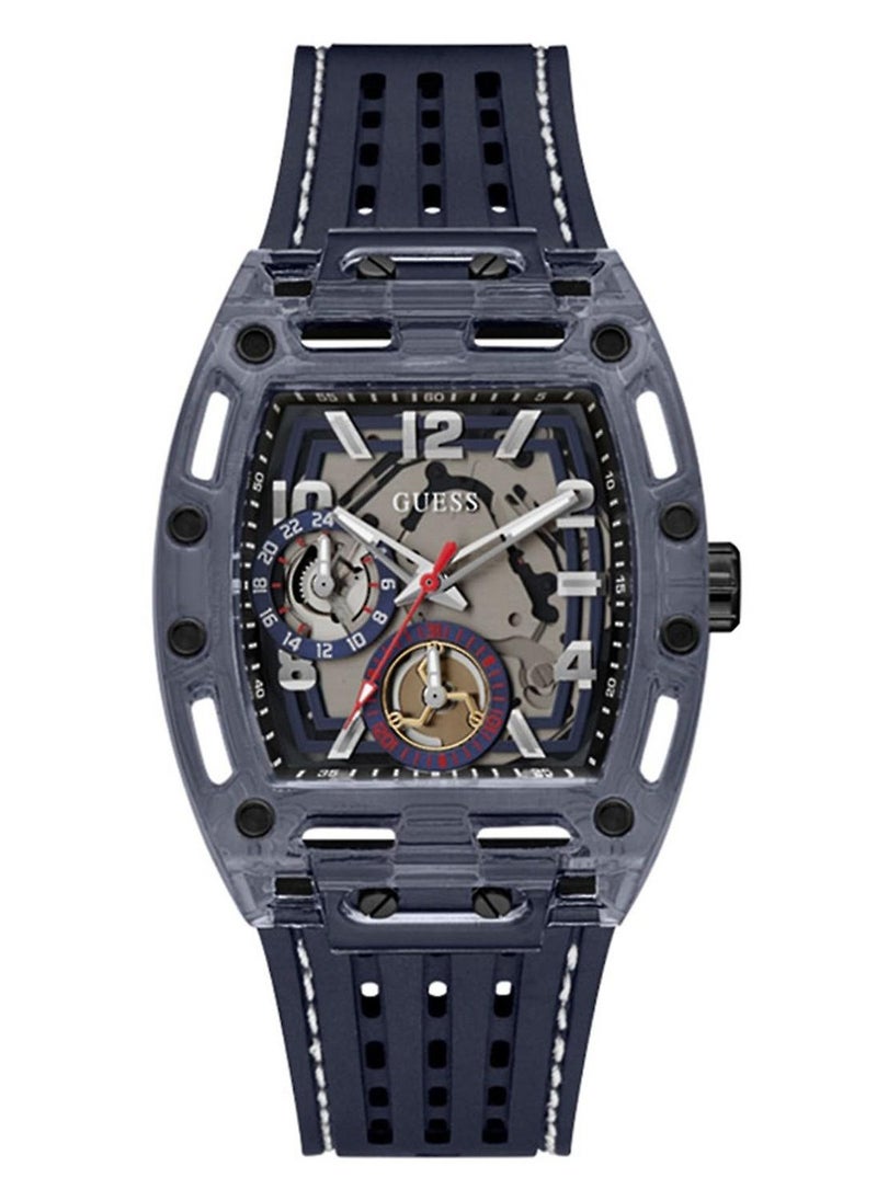GUESS - GUESS Mens Blue Navy Multi-function Watch - GW0499G1 - Image 1