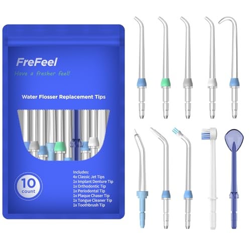 Replacement Heads for Waterpik Replacement Picks for Water Pik Water Flosser 10 Tips