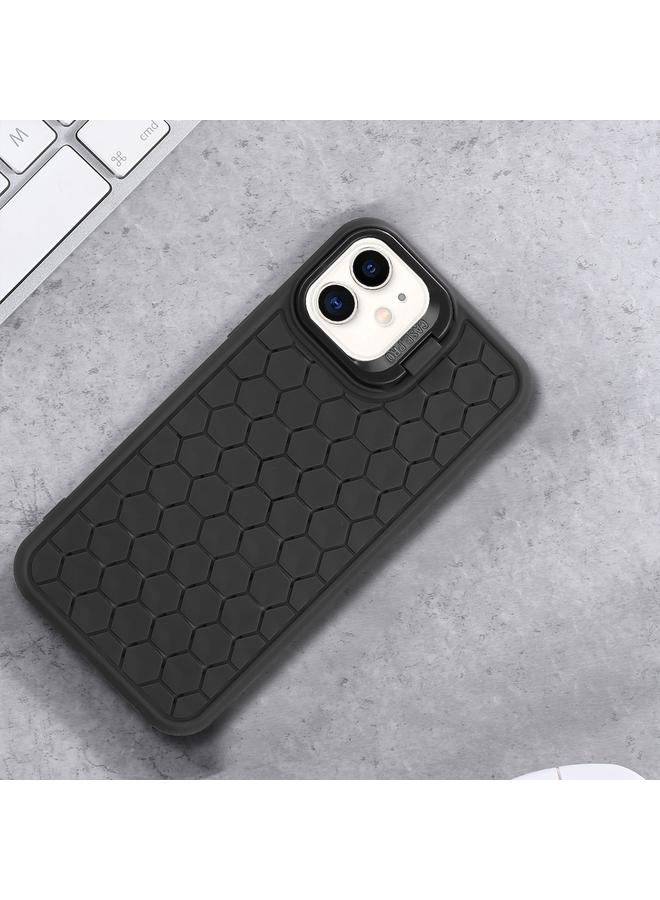 Zaboon Case For iPhone 12 Honeycomb Radiating Lens Holder TPU Phone Case - Image 2