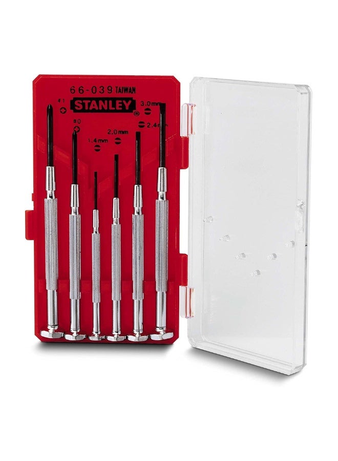 Stanley 66-039 Anti-Slip Grip Precision Screwdriver - 6 Pcs/Set  - Image 4