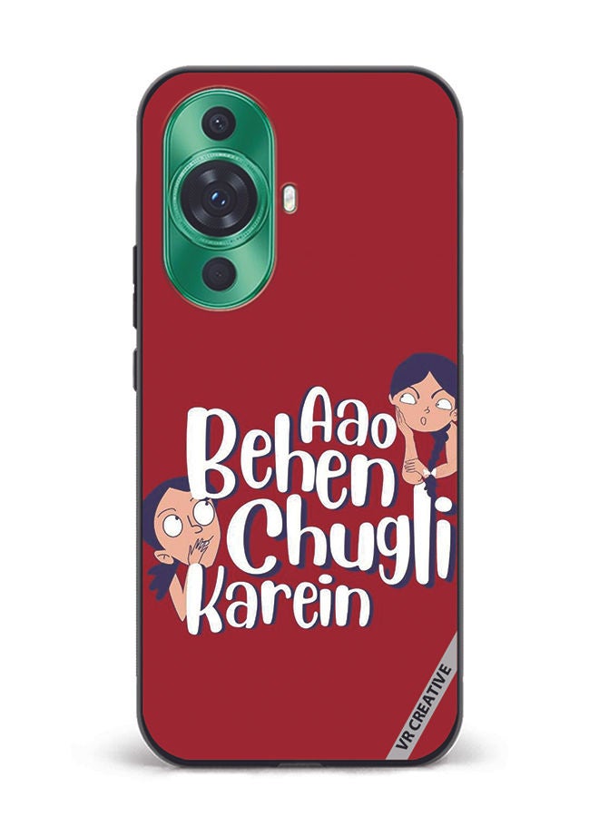 VR CREATIVE Protective Case Cover For Huawei nova 11 Ultra Aao Behen Chugli Karein Quote Design Multicolour - Image 1