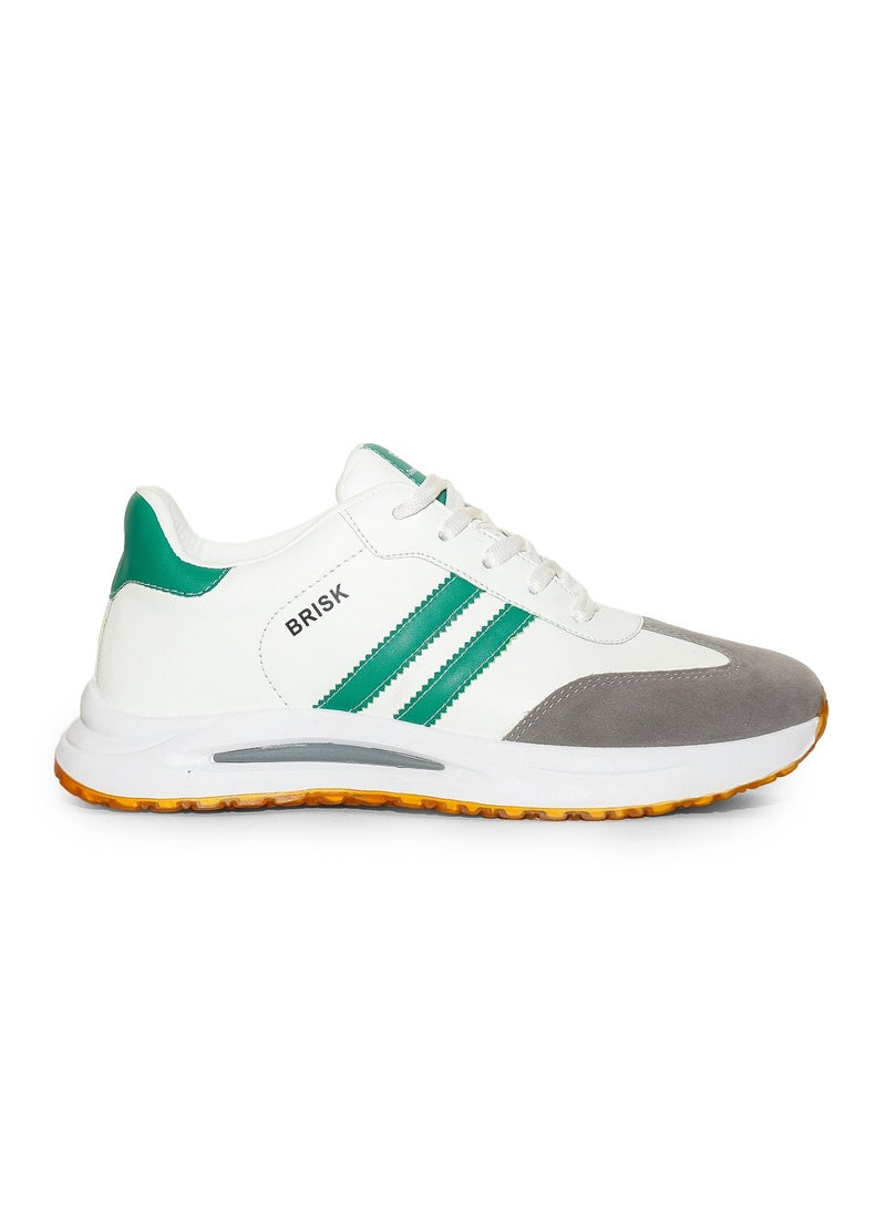 سنيكرز فاشون جلد رجالي – تصميم بسيط - Image 1