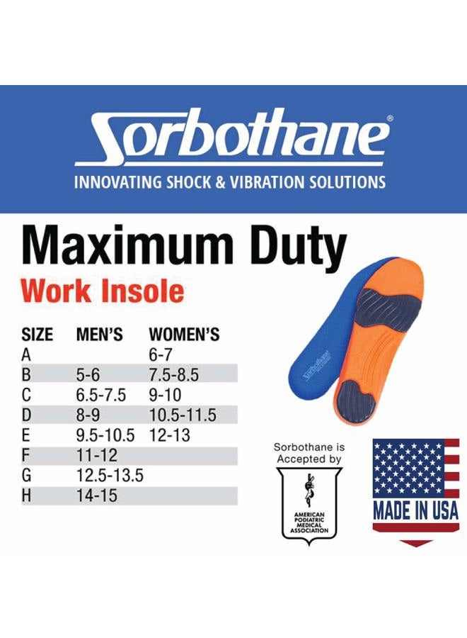 Sorbothane Maximum Duty Work Insoles #H - Image 4