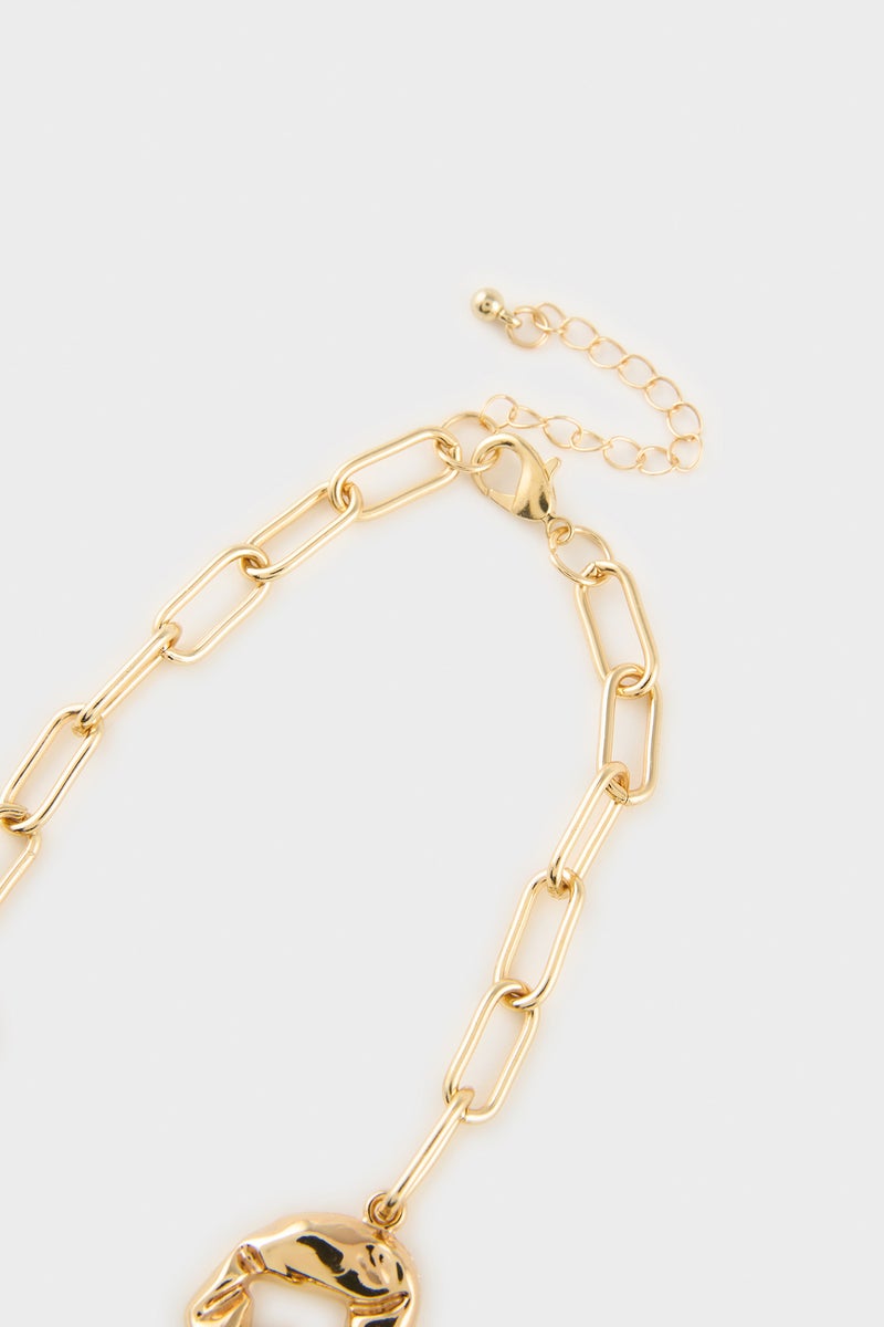 DeFacto Gold Woman Woman Necklace Casual - Image 3
