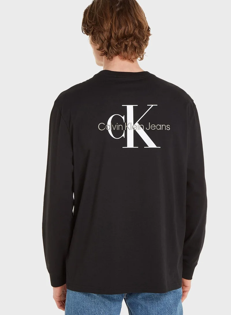 Calvin Klein Jeans Graphic Crew Neck T-Shirt