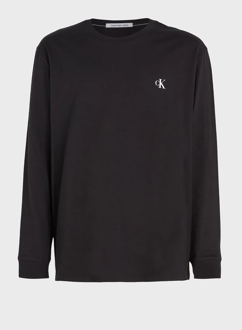 Calvin Klein Jeans Graphic Crew Neck T-Shirt