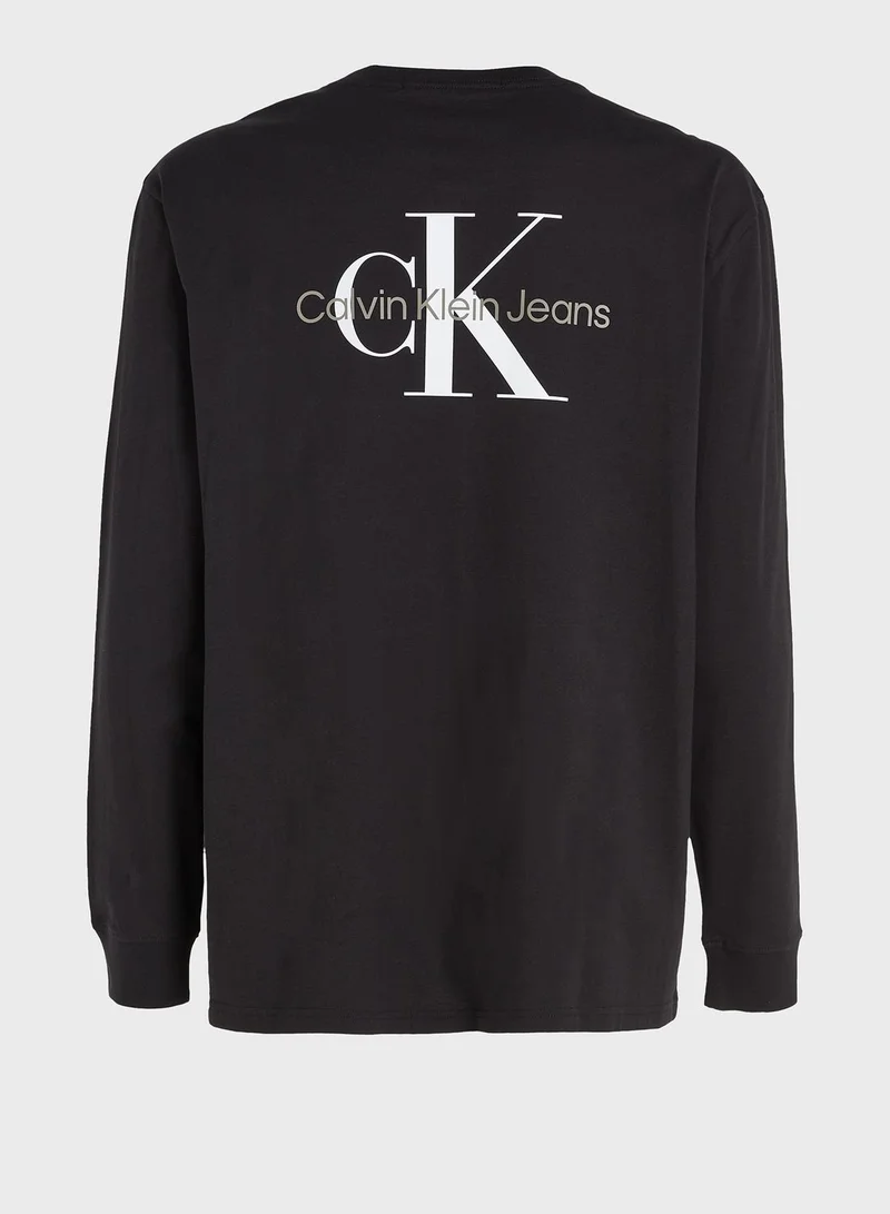 Calvin Klein Jeans Graphic Crew Neck T-Shirt