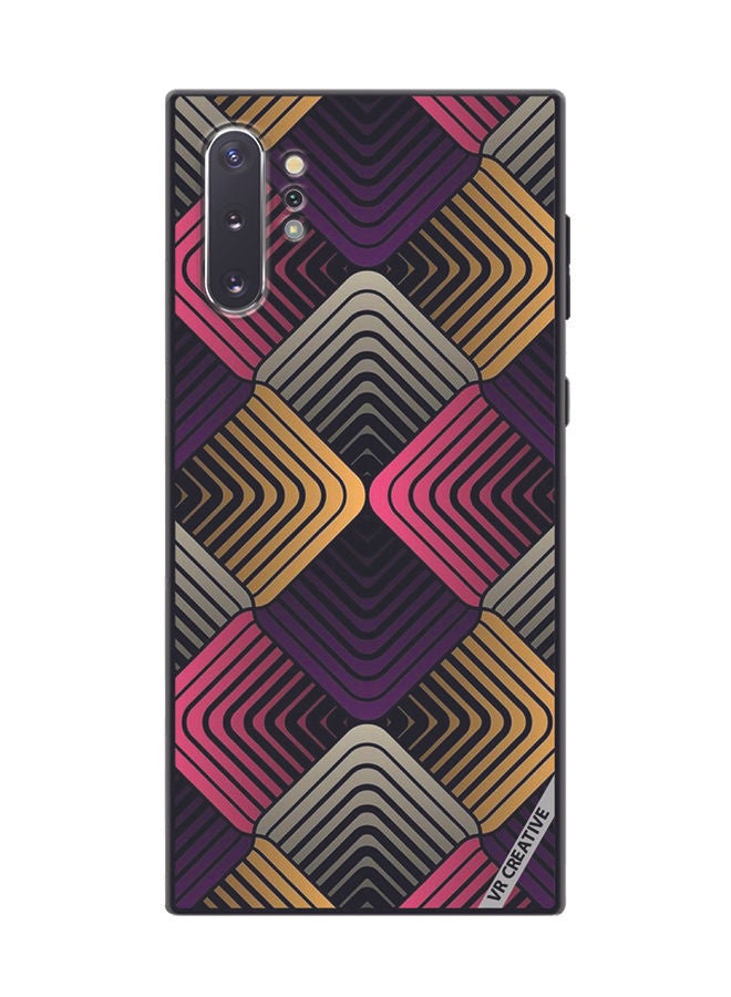 VR CREATIVE Protective Case Cover For Samsung Galaxy Note10 Plus 5G Abstract 2 Design Multicolour - Image 1