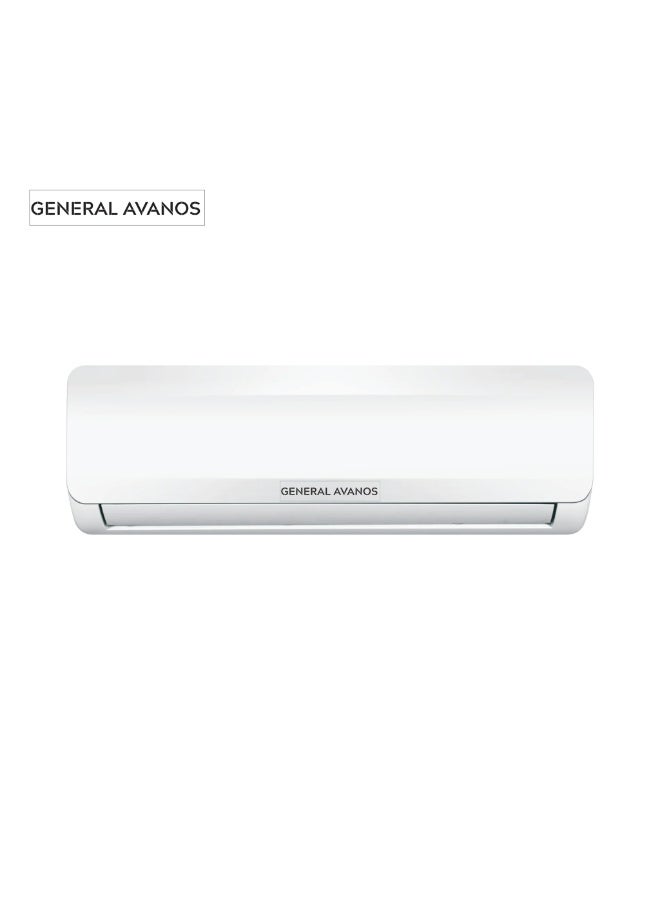 General Avanos AVACS12K054 Split Air Conditioner, 1 Ton, 12000 BTU, Rotary Compressor, Turbo Cooling, Sleep Mode, Remote Control, White - Image 1