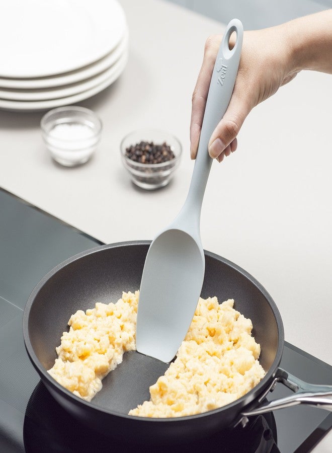 Zeal Silicone Non-Scratch Spatula Spoon Duck Egg Blue (10”/26cm) - Image 4