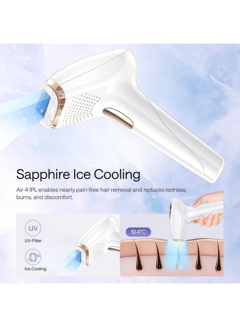 3-in-1 IPL Hair Removal Device with Cooling – Painless Hair Removal, Skin Rejuvenation & Acne/Spot Removal, Infrared Collagen Boost for Wrinkles & Elasticity - Image 2