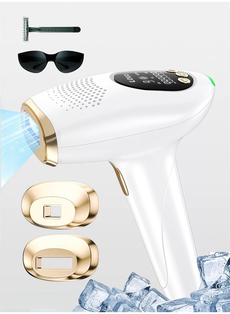 3-in-1 IPL Hair Removal Device with Cooling – Painless Hair Removal, Skin Rejuvenation & Acne/Spot Removal, Infrared Collagen Boost for Wrinkles & Elasticity - Image 1