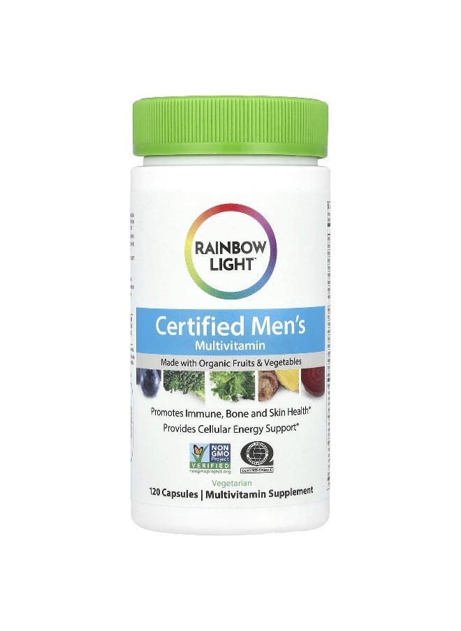 Rainbow Light Rainbow Light, Certified Men's Multivitamin, 120 Capsules  - Image 1