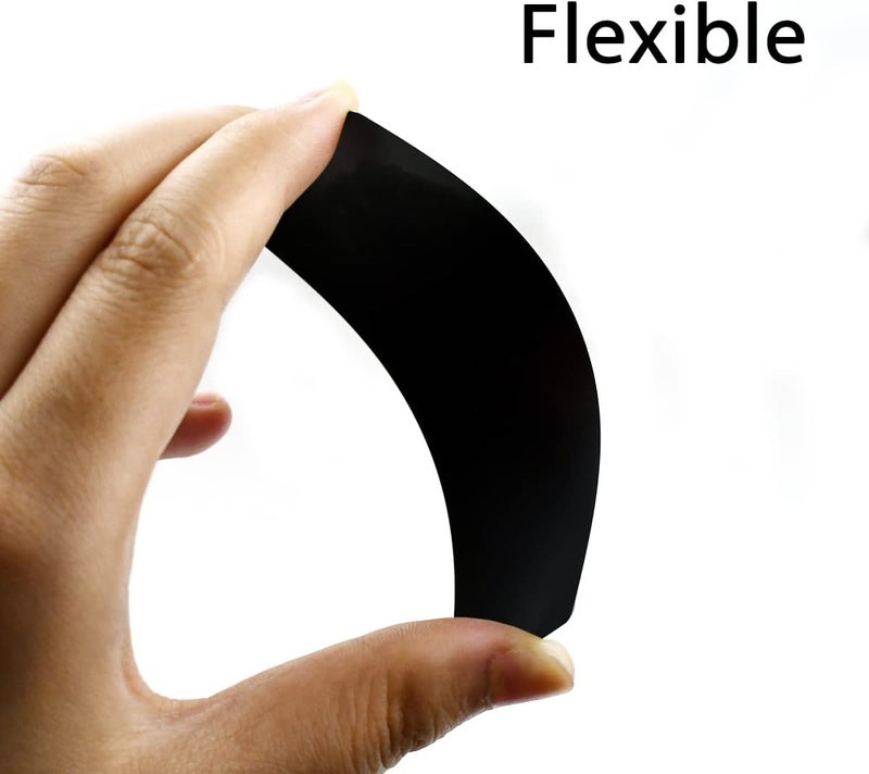 Bilkeru 100pcs Blank Metal Business Cards Thickness 0.2 mm Aluminum Sublimation Cards Laser Engraving Cards for Customize Promotion Gift Card, Office Name Cards, Laser Engraving, 3.4 x 2.1 Inch (Black) - Image 5
