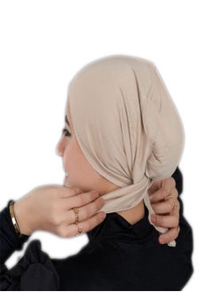 Fatah Cotton Headband for Women - Beige 