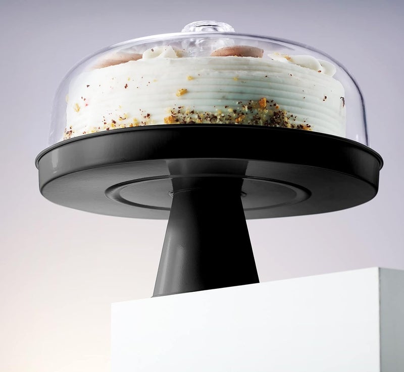 Table Concept Cake Stand, Footed Cake Stand with Lid, Serving Platter, Housewarming Gifts - Image 4