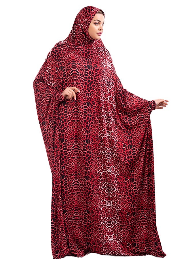 Zmurud Practical  Kuwaiti Jersey prayer dress  with headscarf from zmurud fashion 