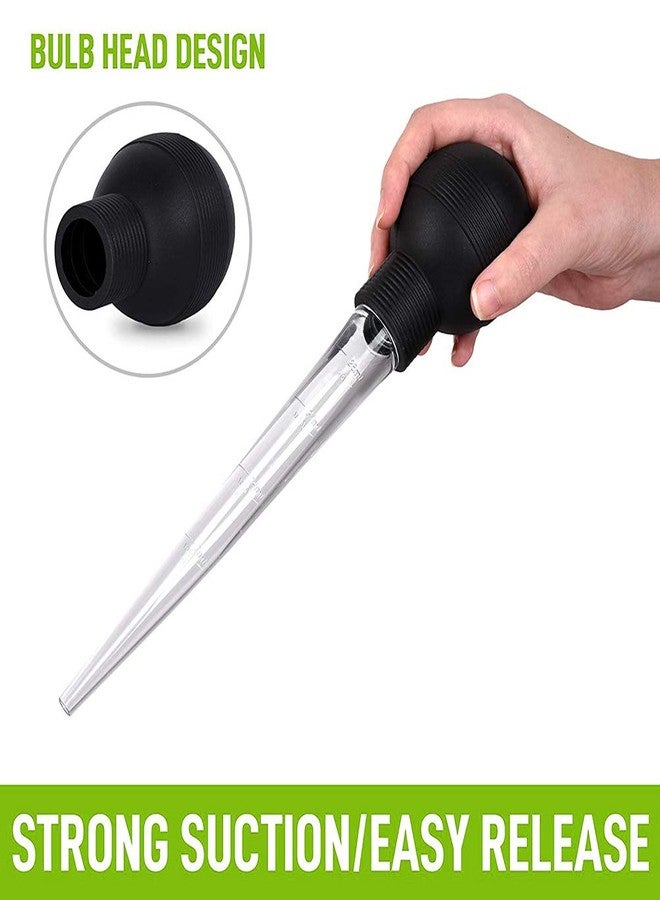 HAOHIZE Turkey Baster Syringe with Cleaning Brush, Large Turkey Baster for Cooking Turkey Oil Dropper Chicken Barbecue Food Turkey Baster Barbecue Pipe for Beef, Pork - Image 4
