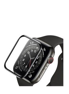 glassology Hard PC Case Compatible with Apple Watch Ultra 49mm with 9H Tempered Glass Screen Protector, Full Coverage, Touch Sensitive, Ultra-Thin HD Bumper Protective Cover - (49mm Clear)  - Image 1