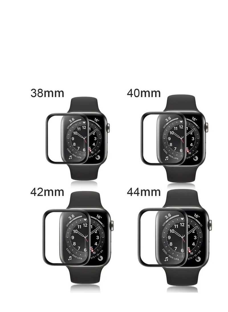 glassology - Hard PC Case Compatible with Apple Watch Ultra 49mm with 9H Tempered Glass Screen Protector, Full Coverage, Touch Sensitive, Ultra-Thin HD Bumper Protective Cover - (49mm Clear) - Image 1