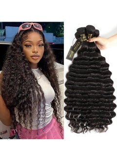 QTHAIR QTHAIR 14A Peruvian Virgin Hair Loose Wave 18 inch 100g 100% Unprocessed Loose Deep Wave Peruvian Human Hair Weave 1Bundle 100g Natural Color  - Image 1