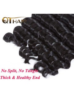 QTHAIR QTHAIR 14A Peruvian Virgin Hair Loose Wave 18 inch 100g 100% Unprocessed Loose Deep Wave Peruvian Human Hair Weave 1Bundle 100g Natural Color  - Image 5